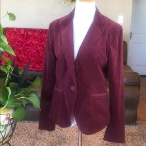 #233 Calvin Klein maroon blazer size M